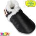 SHADOW DANCE UK Baby Toddler Shoes - Soft Sole Leather Booties for Boys and Girls (12-18 Months, Black) - Winter Kids Footwear - Buy Online on GoSupps.com