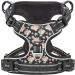  Shop Heele Dog Crockery & Adjustable Reflective Harness for Medium Dogs - Breathable Anti-Pull Padded Handle Floral-Black Design | International Shipping  - Buy Online on GoSupps.com