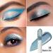 Oulac Liquid Glitter Eyeshadow Shimmer Eyeshadow & Eyeliner | Shiny Teal with Gold and Emerald Sparkle Blendable Sparkly Eye Make-up Crease Resistant Vegan Cruelty-Free 5.4g Electric Eel (14) - Buy Online on GoSupps.com