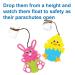 Baker Ross Easter Parachutes - Pack of 5 Fun Easter Toys for Kids | International Shipping Available - Buy Online on GoSupps.com