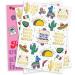 XO Fetti Fiesta Party Supplies Metallic Tattoos - 40 Styles | Cinco De Mayo & Bachelorette Decor - Buy Online on GoSupps.com