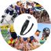 Yukee Electronic Whistle - 3 Tone Handheld Electric Referee Whistle for Coach/Teacher - High Volume Emergency Sports Whistle with Lanyard - Ideal for Volleyball & Soccer - Black - Buy Online on GoSupps.com