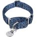 Dazzber martingale puppy collar-no pulling anti-coming.Pet collapse for extra small and small dogs adjustable 20.3 cm to 27.9 cm Marineblau -C.R.C X -Small 5/8 Inch Wide Marineblau -Concentric circles