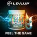 LevlUp Shiny Fox Gaming Booster Energy Focus and Concentration Drink Powder for Gamers with Taurine Caffeine L-Tyrosine and Vitamin B12 Peach and Lime Flavour 320 g 40 Servings - Buy Online on GoSupps.com