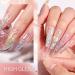 Ur Sugar Polygel Nail Set - 6 Color Glitter Builder Gel Kit for DIY Nail Extensions | Base & Top Coat Included - Buy Online on GoSupps.com