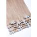 Clip In Hair Extension Set - 7 Parts 60cm 100% Remy Real Hair - Glamx Densions Color 22 Light Blonde - Buy Online on GoSupps.com