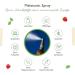 Melatonin Sleep Spray 0.5mg - Alcohol-Free Vegan Raspberry Flavor - Lab Tested - 30ml for Instant Relief - Buy Online on GoSupps.com