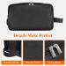 Lifewit Large Black Toiletry Bag for Men | Double Zipper Travel Shaving Dopp Kit | Water-Resistant Organizer for Toiletries and Accessories - Buy Online on GoSupps.com