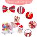 BIPY 50Pcs Christmas Dog Hair Bows with Rubber Bands for Small Dogs Cats Puppy Xmas Tree Santa Claus Snowman Topknot Holidays Festival Pet Assorted Grooming Accessories Random Color Christmas hair bows 50pcs - Buy Online on GoSupps.com