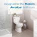 Brondell LumaWarm Heated Nightlight Toilet Seat - White | Elongated Toilets - Buy Online on GoSupps.com