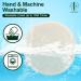 ASPACES Reusable Makeup Remover Pads - 20 Packs Natural Bamboo Cotton Rounds Eco-Friendly for All Skin Types with Cotton Laundry Bag White - Buy Online on GoSupps.com