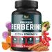 5-in-1 Berberine with Ceylon Cinnamon, Milk Thistle, Turmeric, Artichoke - 30:1 Concentrated Formula - 3 Month Supply
