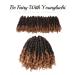 Passion Twist Crochet Hair - 7 Packs Ombre Blonde Short Pre-twisted Hair Extensions - Buy Online on GoSupps.com