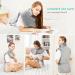 Heating Cushion for Back Shoulder & Neck - 60x100cm | Fast Heating 6 Levels Auto Switch-Off Washable Flannel | International Shipping - Buy Online on GoSupps.com