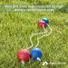 ApudArmis Ladder Bolas Balls 6 Pack - Real Golf Tossing Ball Replacement for Ladder Toss Game - Outdoor Fun for Kids and Adults - 3 Red + 3 Blue - Buy Online on GoSupps.com