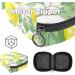 Menstruation Pad Bag with Zipper Stylish Women's Napkin & Tampon Collection Bags (Leaf Green Yellow Lemon Fruits) - Buy Online on GoSupps.com