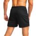G Gradual Men's Quick Dry Running Shorts with Zipper Pockets - Black, Size Medium - Buy Online on GoSupps.com