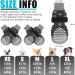 Expawlorer Non-Slip Dog Socks - 2 Pairs of Double-Sided Paw Protection for Hardwood Floors - Large Anthracite/Ash - Buy Online on GoSupps.com