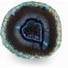 Serafino Genuine Brazilian Agate Geode - Stunning Blue-Green Crystal Decor | International Shipping Available - Buy Online on GoSupps.com