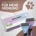Pretty PAW Cat Brush - Gentle Hair Removal for Long & Short Hair Cats | Lavender Massage Brush for Soft Undercoat - Buy Online on GoSupps.com