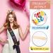 Gold Birthday Girl Tiara Headband - Rainbow Hair Accessories for Girls Party - 0.6 0.3 Letters - Buy Online on GoSupps.com