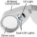 40X Illuminated Jeweler LED UV Lens Loupe Magnifier with Metal Construction and Optical Glass - Kare and Kind Retail Package - Silver - Buy Online on GoSupps.com