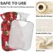 Heat Bottle with Snowman & Santa Claus Fleece Cover - 2L Warm-Up Bag for Hot/Cold Compress - Buy Online on GoSupps.com