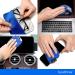 3-Pack Dual Texture Microfiber Cleaning Cloths with Storage Pouch - Ideal for Eyeglasses Phones Tablets & Electronics | International Shipping Available - Buy Online on GoSupps.com