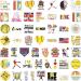 102Pcs Softball Stickers for Girls Boys Teens Kids  Sports Softball Stickers Decals for Laptop Water Bottles Bike Skateboard Luggage Computer Hydro Flask Toy Phone Snowboard (Softball) - Buy Online on GoSupps.com