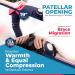 Perforated Undersleeve for Functional Braces | Knee Sleeve for Sensitive Skin | Latex-Free Open Patella Compression Sleeve | 100% Made in the USA (X-LARGE: 16-18 - Buy Online on GoSupps.com