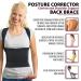 ORTONYX Comfort Posture Corrector Brace | Fully Adjustable for Men and Women | Medium Size (Waist 31-35) | Black - Buy Online on GoSupps.com