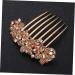FRCOLOR Rhinestone Headpiece Hair Accessories Hair Clips Hair Clips Hair Comb with Rhinestone Side Comb for Wedding Hair Hair Clip Hairpin Headpiece for Women Diamond Hair High Bride - Buy Online on GoSupps.com