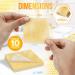 JJ CARE Honey Calcium Alginate Dressing 2x2 Inch 10-Pack - Manuka Honey Wound Care Pads for Medical Grade Healing - Latex-Free, Sterile & Individually Packed - Buy Online on GoSupps.com