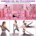 LADER Pilates Bar Kit with Resistance Band - Portable Yoga Equipment for Full Body Toning - Adjustable 20lb, 30lb, 40lb Bands Included - Buy Online on GoSupps.com
