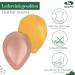 Sulpo Orthopedic Insoles for Flat Feet - 2 Pairs Drop-Shaped Leather Midfoot Pelots - Self-Adhesive Cushion - Size 35-37 - Buy Online on GoSupps.com