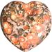 Steinfixx Large Gem Heart | Healing Stone | Chakra Stone | Massage Stone | Perfect Gift - Leopard Jaspis - Buy Online on GoSupps.com