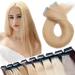 Tape in extensions real hair hair extension adhesive tape hair part 100% remy human hair (40 pieces+10pcs free tapes) medium blond#24 24 "(61cm)
