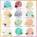 MISHIU Shower Steamers 12 Pack - Menthol, Eucalyptus, Peppermint, Rose & More Essential Oil Aromatherapy Tablets for Morning Boost - Bulk Gift Set for Women & Men - Buy Online on GoSupps.com