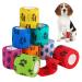 AKlamater 8 Rolls Pet Vet Wrap Self Adhesive Bandage Cohesive Bandages Non-woven Pet Elastic Bandages Wrap Tape for Wrist Ankle Sprains & Swelling 5cm x 4.5m