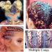 10 Colors Holographic Makeup Glitter Set - Chunky Face & Body Gel for Raves & Festivals - Buy Online on GoSupps.com