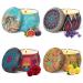 Ttrwin 4er fragrance candles gift set fragrance lemon lavender cowardly rose 100% candle made of natural soy wax 30 hours of burning time-125g gifts for mother grandmother woman friend 4 pieces