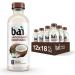 Bai Coconut Flavored Water, Molokai Coconut, Antioxidant Infused Drinks, 18 Fluid Ounce Bottles, (Pack of 12) Molokai Coconut 18 Fl Oz (Pack of 12)
