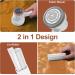 HOMEASY Fabric Shaver Rechargeable Lint Remover with 3 Blades & LED Display - White | Removes Fuzz from Sweaters, Couches, Clothes, Carpets & Furniture - Buy Online on GoSupps.com