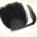 Luovce Ponytail Extension Human Hair Afro Kinky Curly Wrap Around Ponytail Hair Extension 8 inches Natural Colour 8 inch Curly Natural Black Colour - Buy Online on GoSupps.com