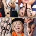 45 Sheets Halloween Temporary Tattoos For Kids Women Men 3D Scary Skeleton Skull Fake Tattoos Sticker For Adults Small Ghost Vampire Bat Pumpkin Spider Devil desigh Tatoos - Buy Online on GoSupps.com