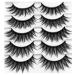 3D Lashes False Eyelashes Natural Artificial Eyelashes 100% Handmade Voluminous Thick Glue Eyelashes
