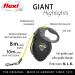 Buy Flexi Giant Professional L Dog Leash 10m - For Dogs Up to 50kg | Black/Neon Yellow - International Shipping Available - Buy Online on GoSupps.com