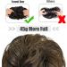 Yamel Dark Coyote Brown Messy Bun Hair Extension for Women - Curly Updo Scrunchie - Buy Online on GoSupps.com