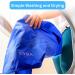 Transfer Board for Patient Lifter - 122x102 cm with 8 Handles for Bedridden Patients - Washable Sliding Sheet (2 Pack Blue) | International Shipping Available - Buy Online on GoSupps.com
