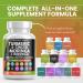 Turmeric Curcumin Joint Support Supplement with Ginger, Moringa, Boswellia, Saffron - 120 Caps - Made in USA - Buy Online on GoSupps.com